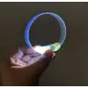 3 Modlu Pilli LED Işıklı Esnek Parti Bilekliği Beyaz