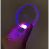 3 Modlu Pilli LED Işıklı Esnek Parti Bilekliği Mor