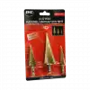 3 Parça  Hss Kademeli Matkap Ucu Set Bx40