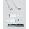 30W Type-C Lightning Hızlı Şarj Kablosu 1.2m iPhone Uyumlu