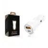 30W USB ve USB-C PD Araba Şarj Cihazı Hızlı Şarj, iPhone ve Android Uyumlu, Çift Çıkışlı