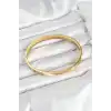 316L Çelik Gold Renk 65 mm Kadın Kelepçe Bileklik