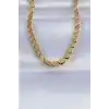 316L Çelik Gold Renk Arpa Model Kolye