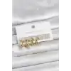 316L Çelik Gold Renk Kadın Küpe Seti