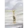 316L Çelik Gold Renk Labirent Model Kadın Bileklik