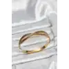 316L Çelik Gold Renk Vintage Kadın Kelepçe Bileklik