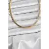 316L Çelik Gold Renk Zincir Kadın Kolye