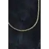 316L Çelik Örme Zincir Model Gold Renk Erkek Kolye