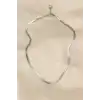 316L Çelik Silver Renk 45 cm İtalyan Zincir Model Kadın Kolye