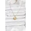 316L Çelik Zincir Gold Renk Kalp Figürlü Kadın Kolye