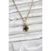 316L Çelik Zincir Gold Renk Vintage Model Kadın Kolye