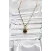 316L Çelik Zincir Gold Renk Vintage Model Kadın Kolye