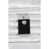 316L Cerrahi Çelik Zirkon Taşlı Kalp Model Göbek Piercing