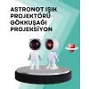 360° Ayarlanabilir Başlıklı Astronot Gece Lambası