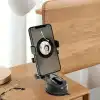 360 Derece Dönebilen Vakumlu Araç Telefon Tutucu