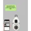 360 Derece Panoramik WiFi Kamera – Full HD Ev Güvenlik Sistemi