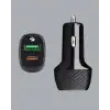 38W Çift Çıkışlı Araç Şarj Cihazı – Type-C ve USB PD Destekli