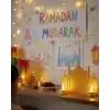3D Cami Masa Üstü Dekor 2 Pilli LED Mumlu Hediye Set