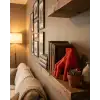 3D Dekoratif Kırmızı El Biblo 17x16 cm Modern Ev Aksesuarı