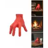 3D Dekoratif Kırmızı El Biblo 17x16 cm Modern Ev Aksesuarı