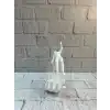 3D El Formlu İnsan Figürü Beyaz Modern Ev ve Ofis Dekoru