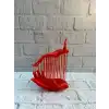 3D El İnsan Figürü Kırmızı Minimal Modern Ev ve Ofis Dekoru 12x18 cm