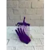 3D El İnsan Figürü Mor Modern Masa Üstü Ev ve Ofis Dekoru