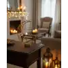 3D Hilal Cami Dekor 20x20 cm Özel Baskı Masa Üstü Süs