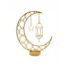 3D Hilal Cami Dekor 20x20 cm Özel Baskı Masa Üstü Süs