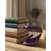 3D Mor İnsan Figürü Dekoratif Duvar ve Masa Üstü Sanat Objesi