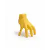 3D Sarı El Dekoratif Biblo 17x16 cm Modern Ev Aksesuarı
