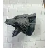 3d Siyah Ayı Başı Duvar Dekoru Modern Asılabilir Heykel 25x19 Cm