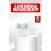 3.Nesil İOS Android Uyumlu Bluetooth 5.0 Beyaz Çağrı Cevaplama