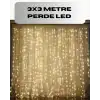 3x3 Perde LED Işık Şelale Model Özel Gün Dekoratif Aydınlatma
