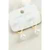 4 Adet Damla İnci Küpe