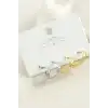 4 Adet Düz Halka Küpe 1,5 cm