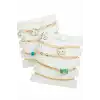 4 Adet Kedi Trend Zincir Bileklik