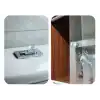 4 Adet Kristal Tasarımlı Çok Amaçlı Yapışkanlı Tutacak Buton