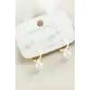 4 Adet Sallantılı İnci Küpe