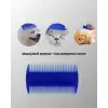 4 Parçalı Evcil Hayvan Tarak Seti – Paslanmaz Çelik Dişli, Ergonomik Saplı