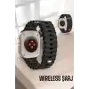 45 Mm Gri Kasa Ultra Akıllı Saat Sesli Görüşme, Sağlık Takibi, Suya Dayanıklı