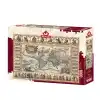 4584 Eski Dünya Haritası 1000 Parça Puzzle -Art Puzzle