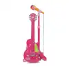 45872  Elektronik Gitar Ayaklı Mikrofon Müzik Seti Pembe