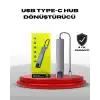 4K HDMI Çıkışlı, Gigabit Ethernetli USB‑C Çoklu Port Hub