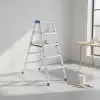 5+5 Çift Basamaklı Alüminyum Metal Merdiven