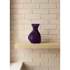 5 cm Mor Kalp Formlu Mini Vazo Modern Mini Dekor Ürünü