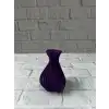 5 cm Mor Kalp Formlu Mini Vazo Modern Mini Dekor Ürünü