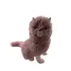 5117 PUFFY OTURAN PEMBE KEDİ