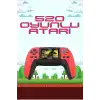520 Retro Oyunlu El Konsolu Atari Oyun Konsolu Taşınabilir