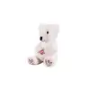 5520 50 CM BEYAZ KALPLİ AYICIK